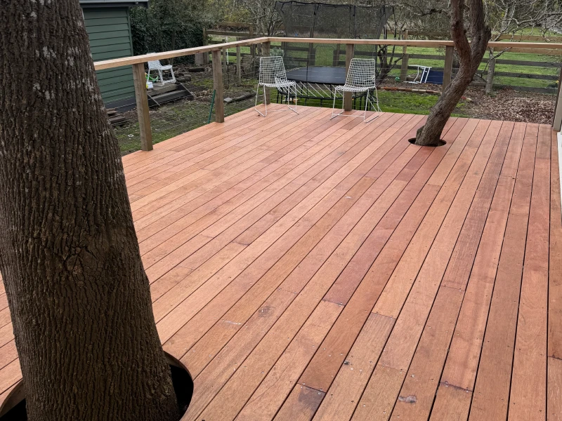 A photo of a deck renovation by LCW Carpentry and Construction.